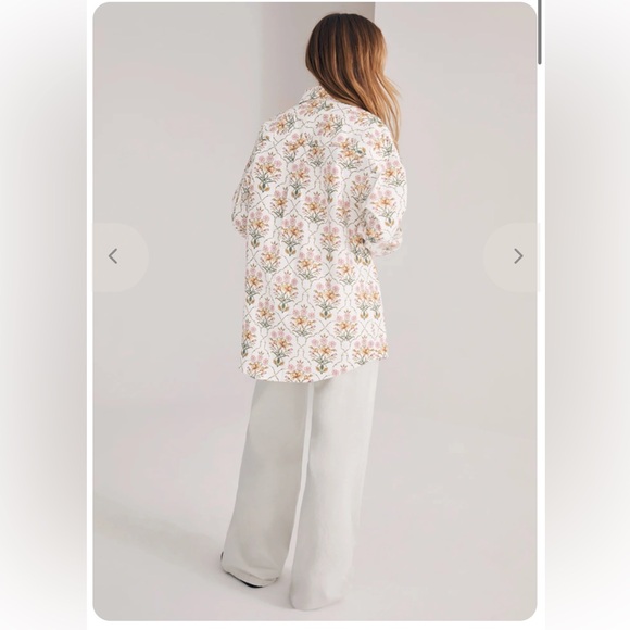New Favorite Daughter Willow Shacket relaxed fit button down spring floral sz M - Picture 6 of 15